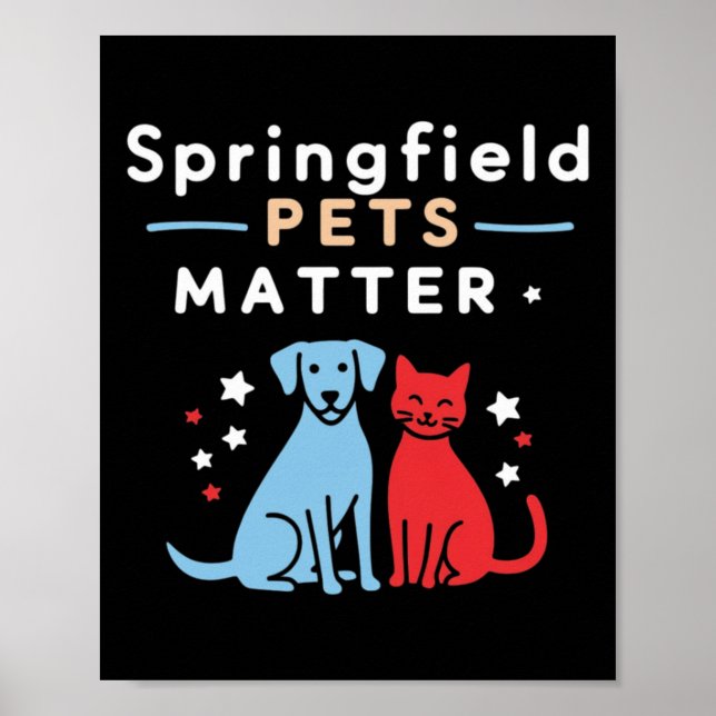 Springfield Pets - Visa Kärlek för sällskapsdjurss Poster (Framsidan)