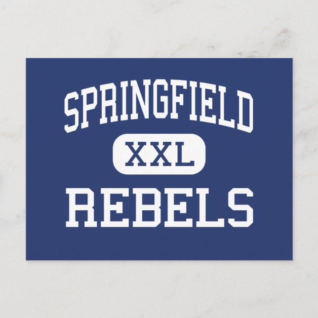 Springfield Rebels Mitten Springfield Oregon Vykort (Framsida)
