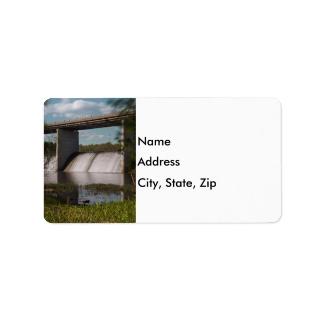 Springfield Sjö Dam Adressetikett (Framsidan)