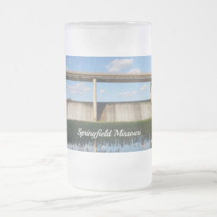 Springfield Sjö Missouri Dam Frosted Glass Beer M Frostat Ölglas