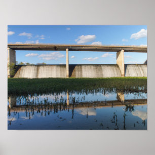 Springfield Sjö Missouri Dam Poster