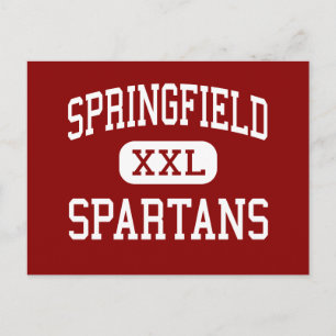Springfield - Spartans - High School - Akron Ohio Vykort
