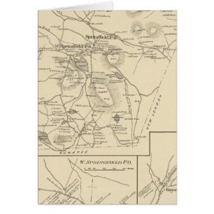 Springfield, Sullivan Co Hälsningskort