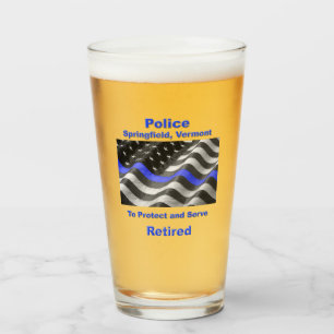 Springfield, Vermont. Polis Glaskopp