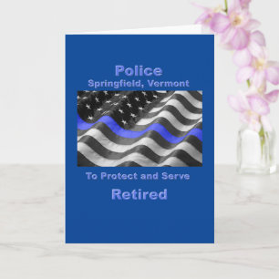 Springfield, Vermont. Polis Kort