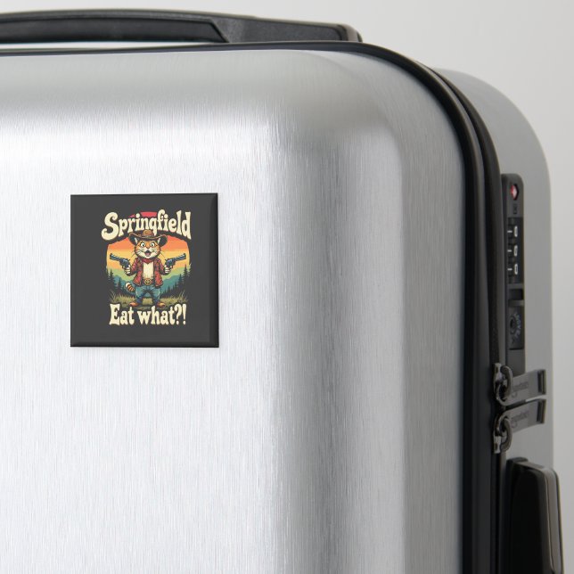 Springflied Eat What Trump Valecat Cowboy Magnet (In Situ (Luggage))
