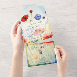 SpringMeadow Vilda Blommor Allt-i-ett Bröllopsinbj