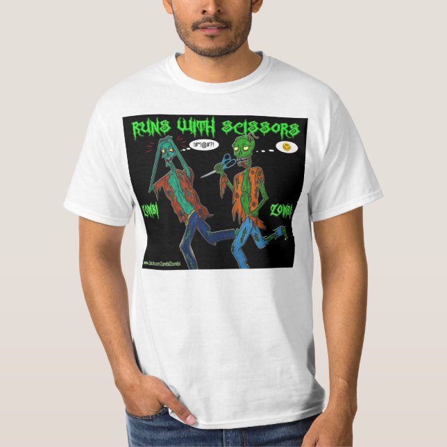 springor med sax t-shirt (Framsida)