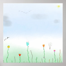 Spring's a-comin' poster