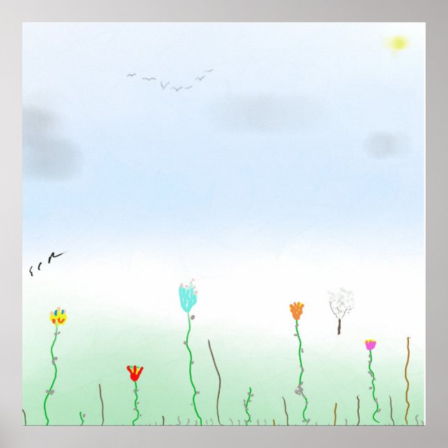 Spring's a-comin' poster (Framsidan)