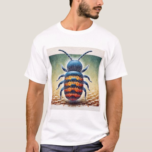 Springtail Insect 200724IREF202 - Watercolor T Shirt (Framsida)