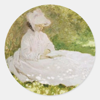 Springtime 1872-symbol runt klistermärke