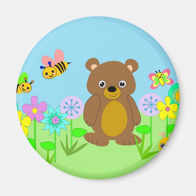 Springtime är i luft magnet (Framsidan)