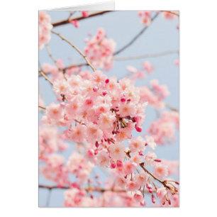 Springtime-Blommar, tomt kort