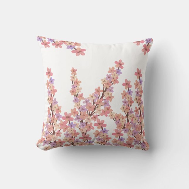 Springtime Blommars Pillow Kudde (Framsida)