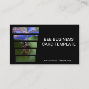 Springtime Borage Herb Flowers - Bee Visitkort
