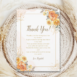 Springtime Bridal Shower Featuring Orange Blossoms Tack Kort