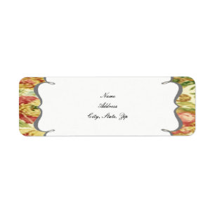 Springtime Bröllop Adressetiketter Returadress Etikett