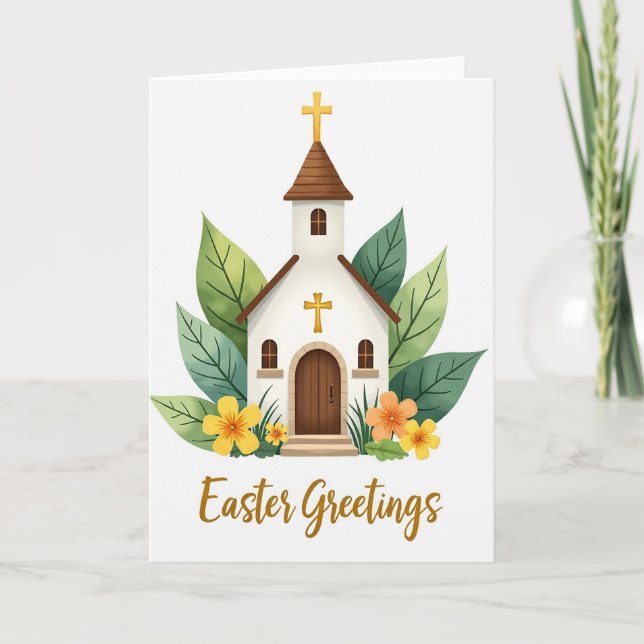 Springtime Building Card Kort (Framsida)