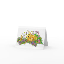 Springtime Bunnies i Fält i Flowers