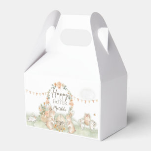 Springtime Bunnies Påsk Thworthy Party Boxes Presentaskar