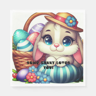 Springtime Bunny Bliss Pappersservett