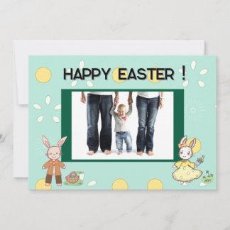 Springtime Bunny Joy Card Julkort