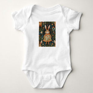 Springtime Bunny Magic Baby Body Kostym T Shirt