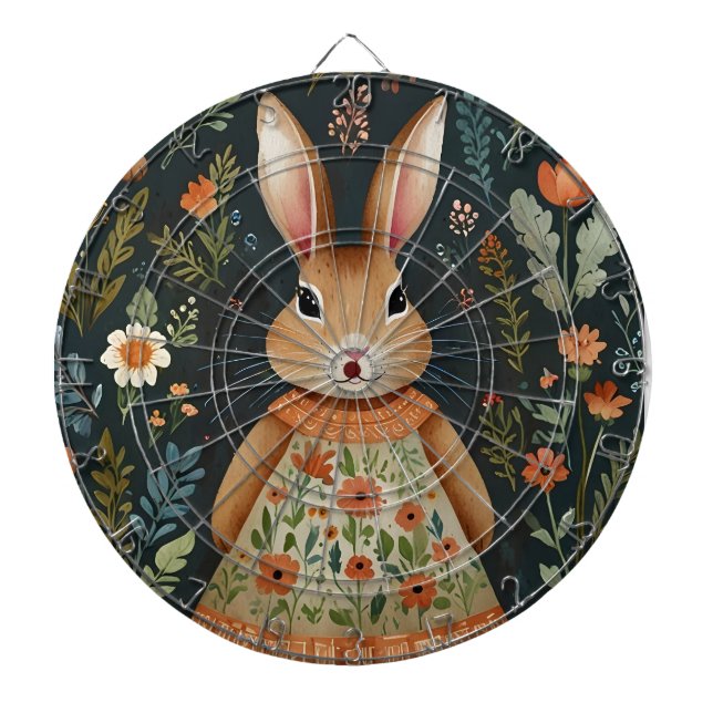 Springtime Bunny Magic Dart Board Darttavla (Framsidan)