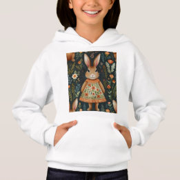 Springtime Bunny Magic Hoodie T Shirt