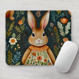 Springtime Bunny Magic Mousepad Musmatta