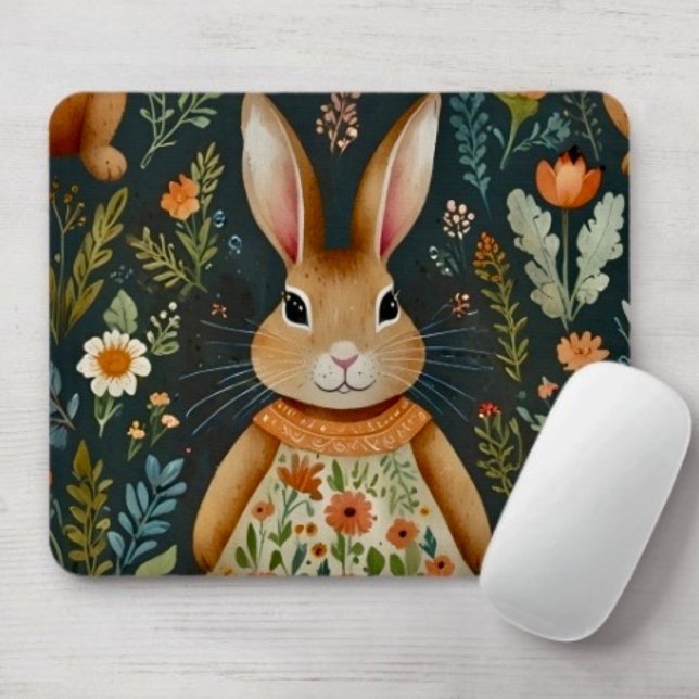 Springtime Bunny Magic Mousepad Musmatta (Skapare uppladdad)