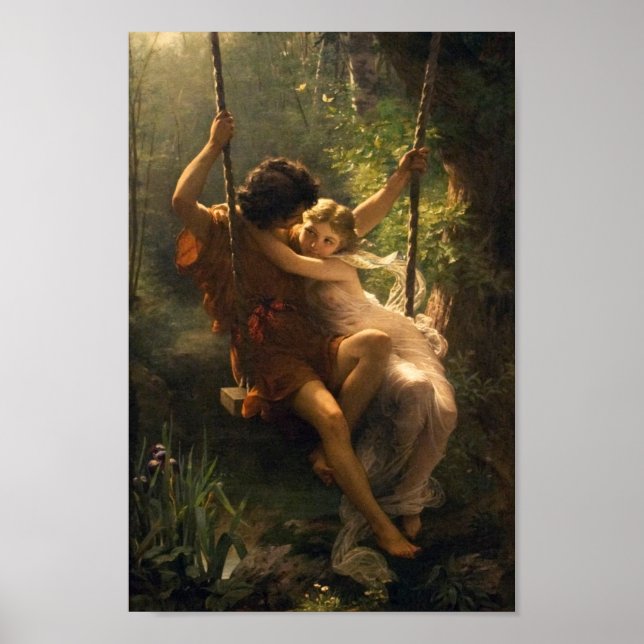 Springtime by Pierre-Auguste Cot - poster (Framsidan)