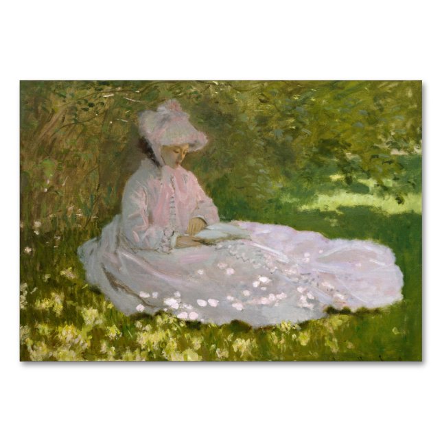 Springtime Claude Monet Bordsnummer (Framsidan)