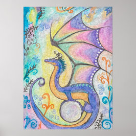 Springtime Dragon Poster