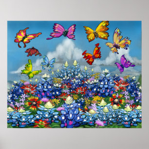 Springtime Färg Poster
