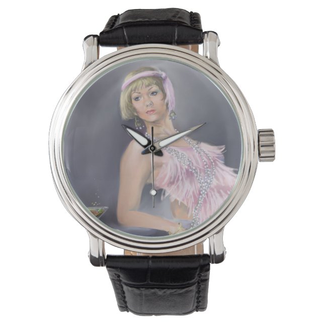 Springtime Flapper Watch Armbandsur (Framsida)