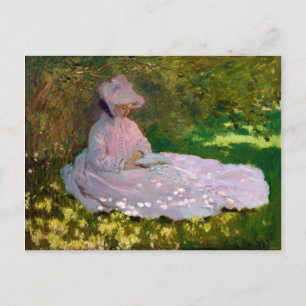 Springtime från Claude Monet (1872) Vykort