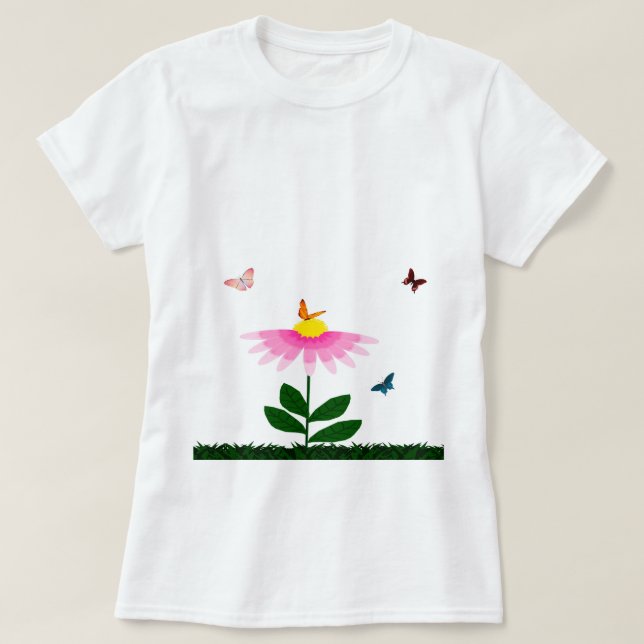 Springtime Friends T-Shirt (Design framsida)