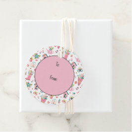 Springtime Garden Gåvor Etiketter