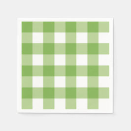 Springtime Gingham & Blooms Baby Shower Theme Pappersservett