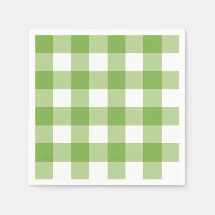 Springtime Gingham & Blooms Baby Shower Theme Pappersservett