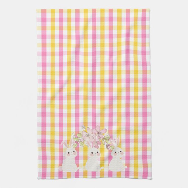 Springtime Gingham Kitchen Towels Kökshandduk (Vertikal)