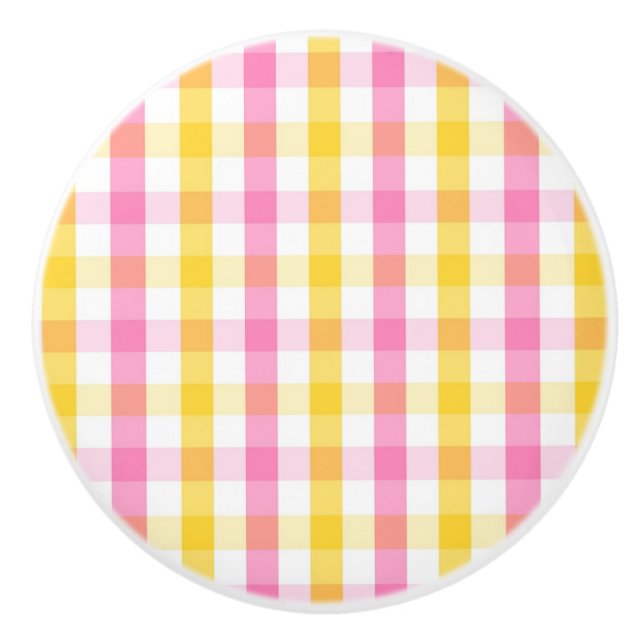 Springtime Gingham Knopp (Framsidan)