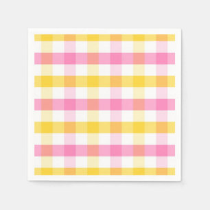 Springtime Gingham Pappersservett