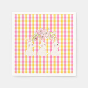 Springtime Gingham Pappersservett