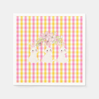 Springtime Gingham Pappersservett