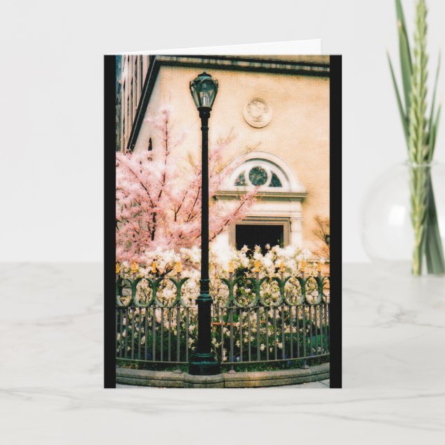 Springtime i Central Park Kort (Framsida)