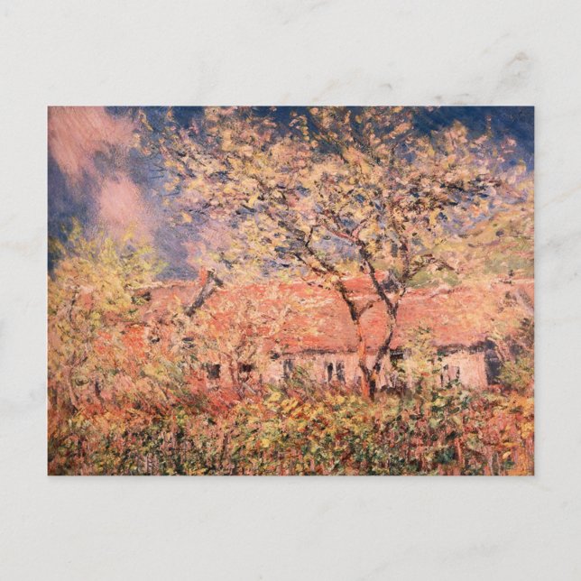 Springtime i Giverny av Claude Monet Vykort (Framsida)