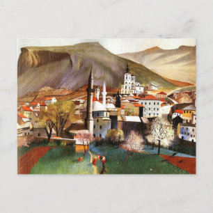 Springtime i Mostar Vykort